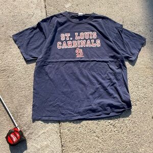 St. Louis Cardinals Navy Blue T-Shirt